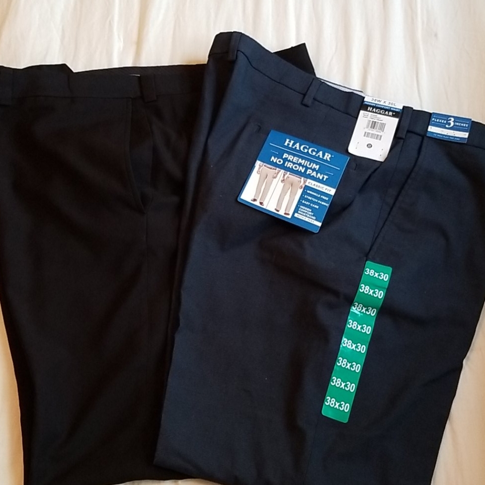 Bundle, 2 pairs of Haggar Pants, NWT.